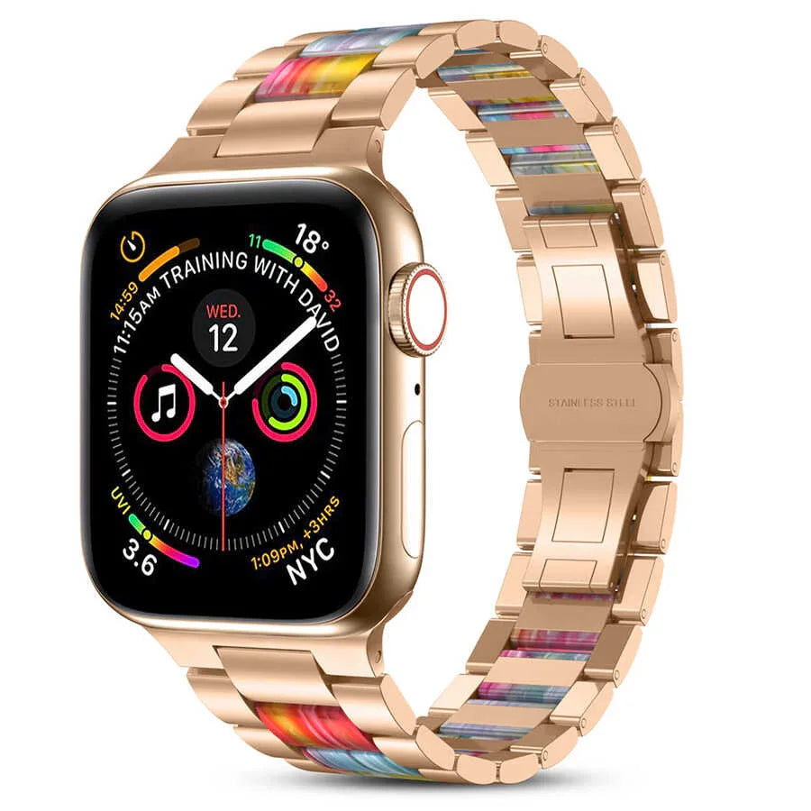 Wiwu Watch 49/46/45/44 Mm Resin Steel Strap - Colorful - Tashqila Wiwu Watch 49/46/45/44 Mm Resin Steel Strap - Colorful - Tashqila